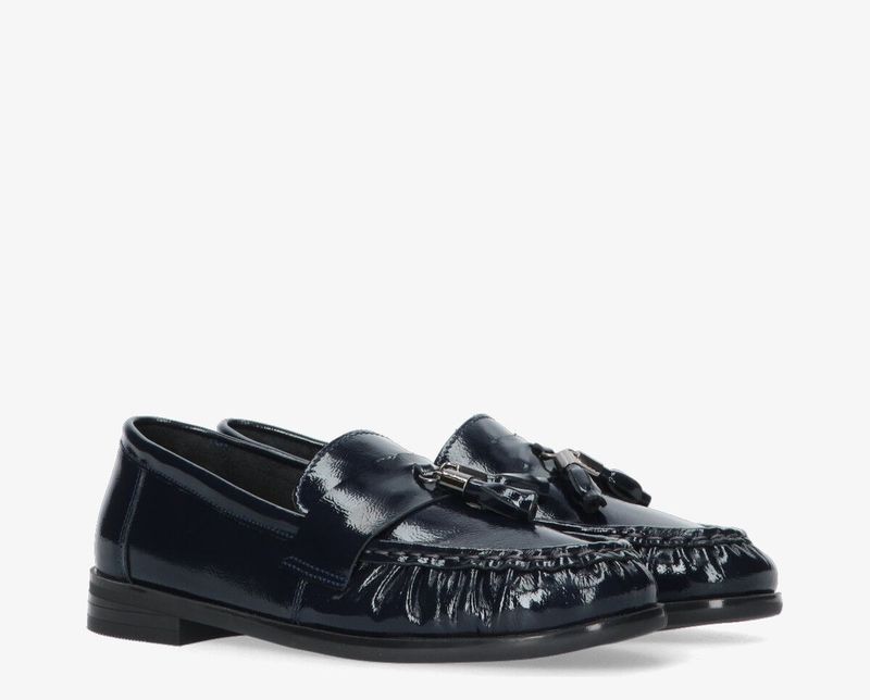 Anica loafer - blue leather