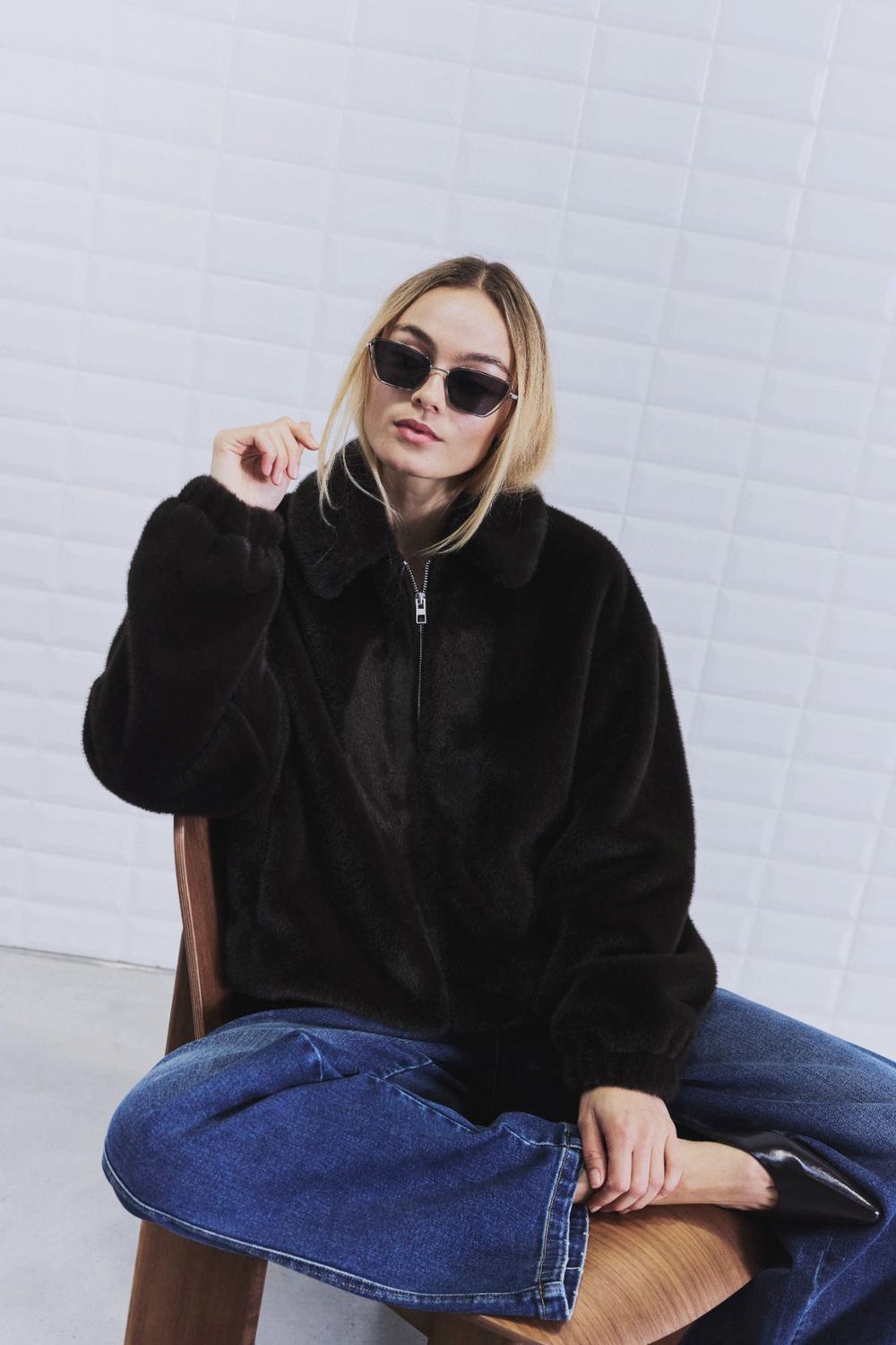 Nohr faux fur jacket