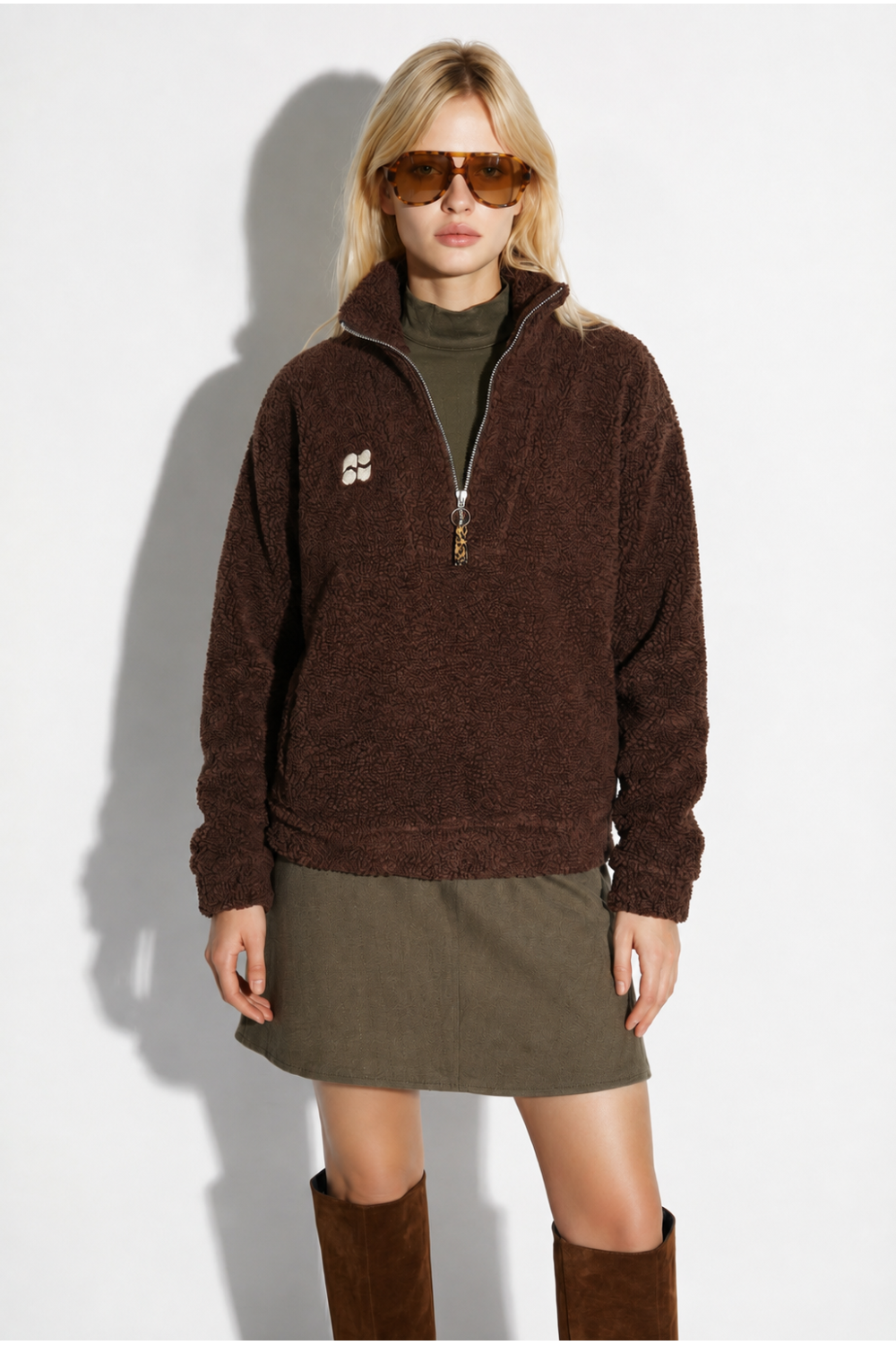 Luca teddy sweatshirt