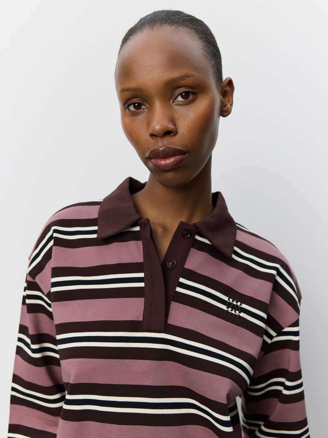 Prias striped polo