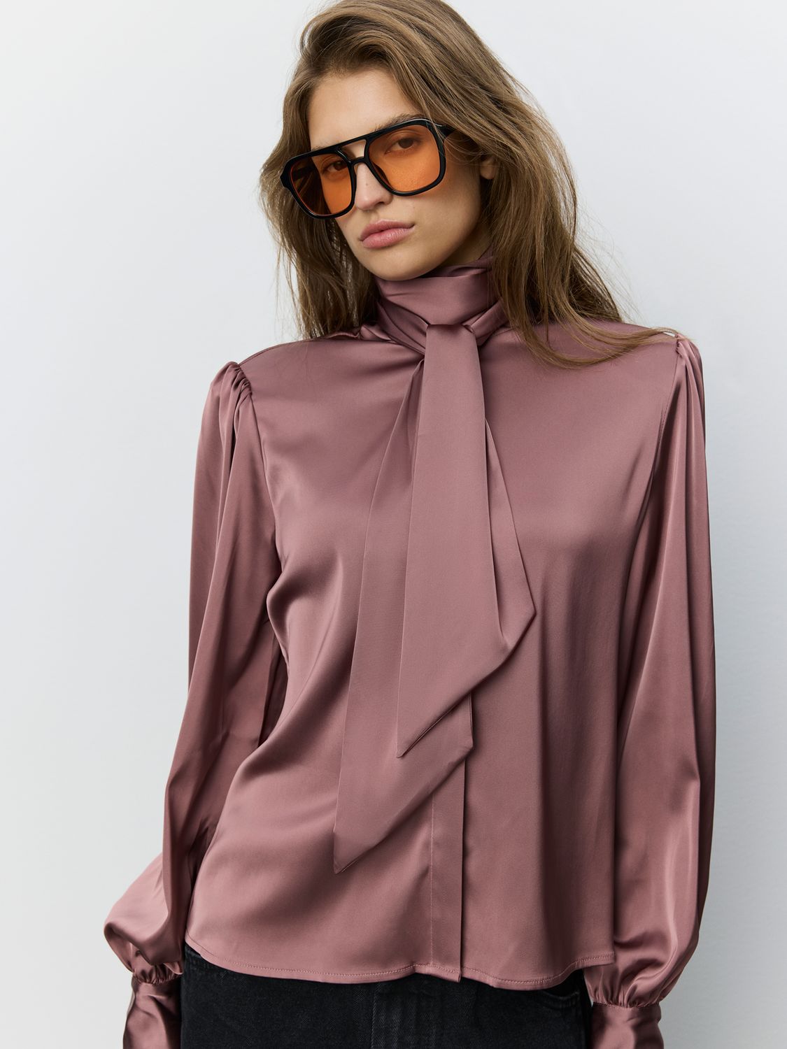 Carina satin shirt