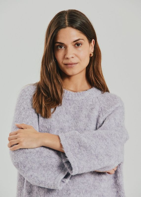Lulu pullover - Iris melange