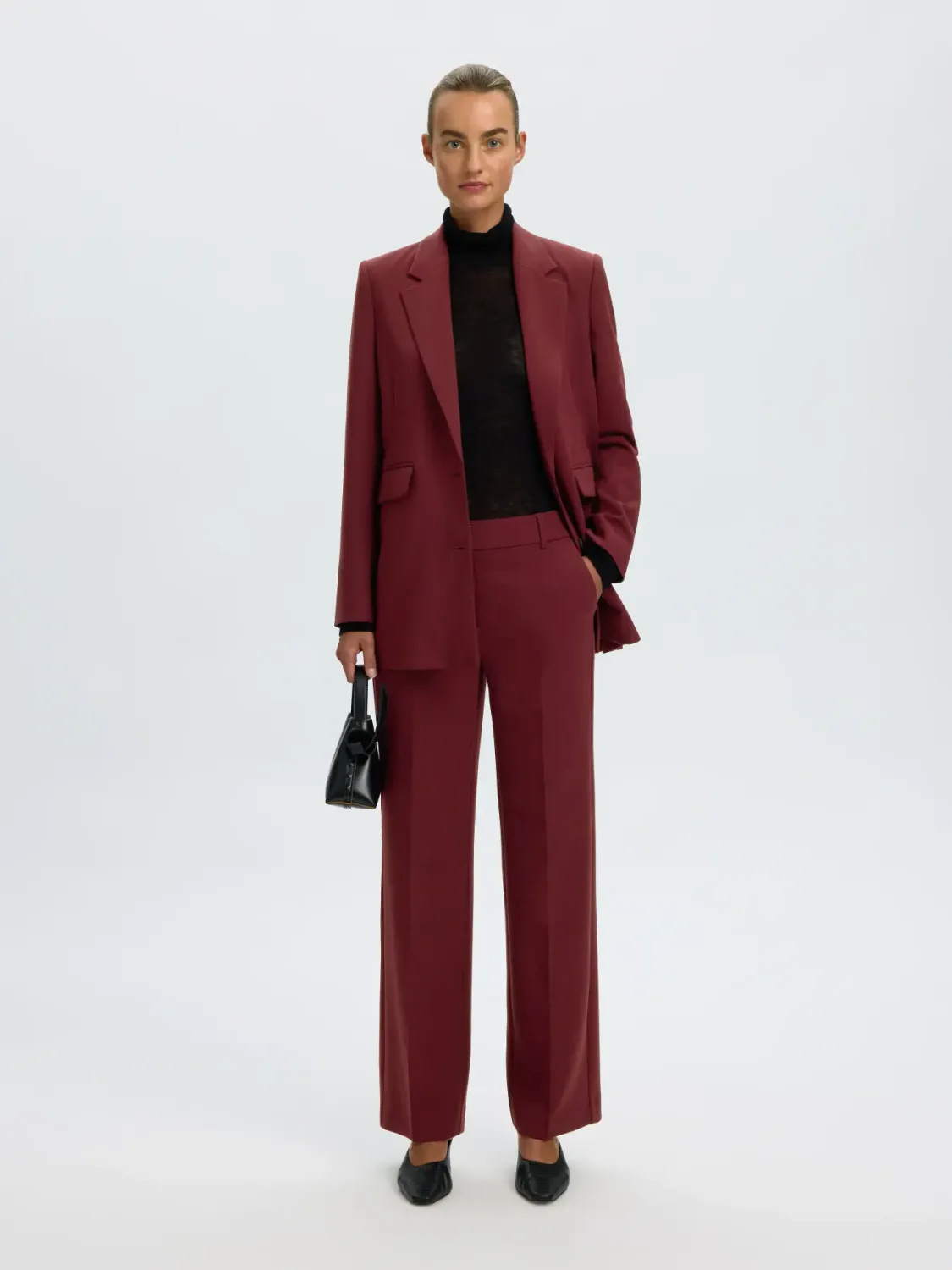 Rita wide pants - Tawny port