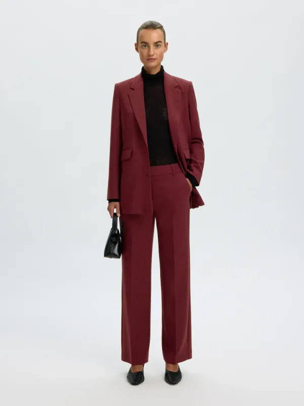 Rita wide pants - Tawny port