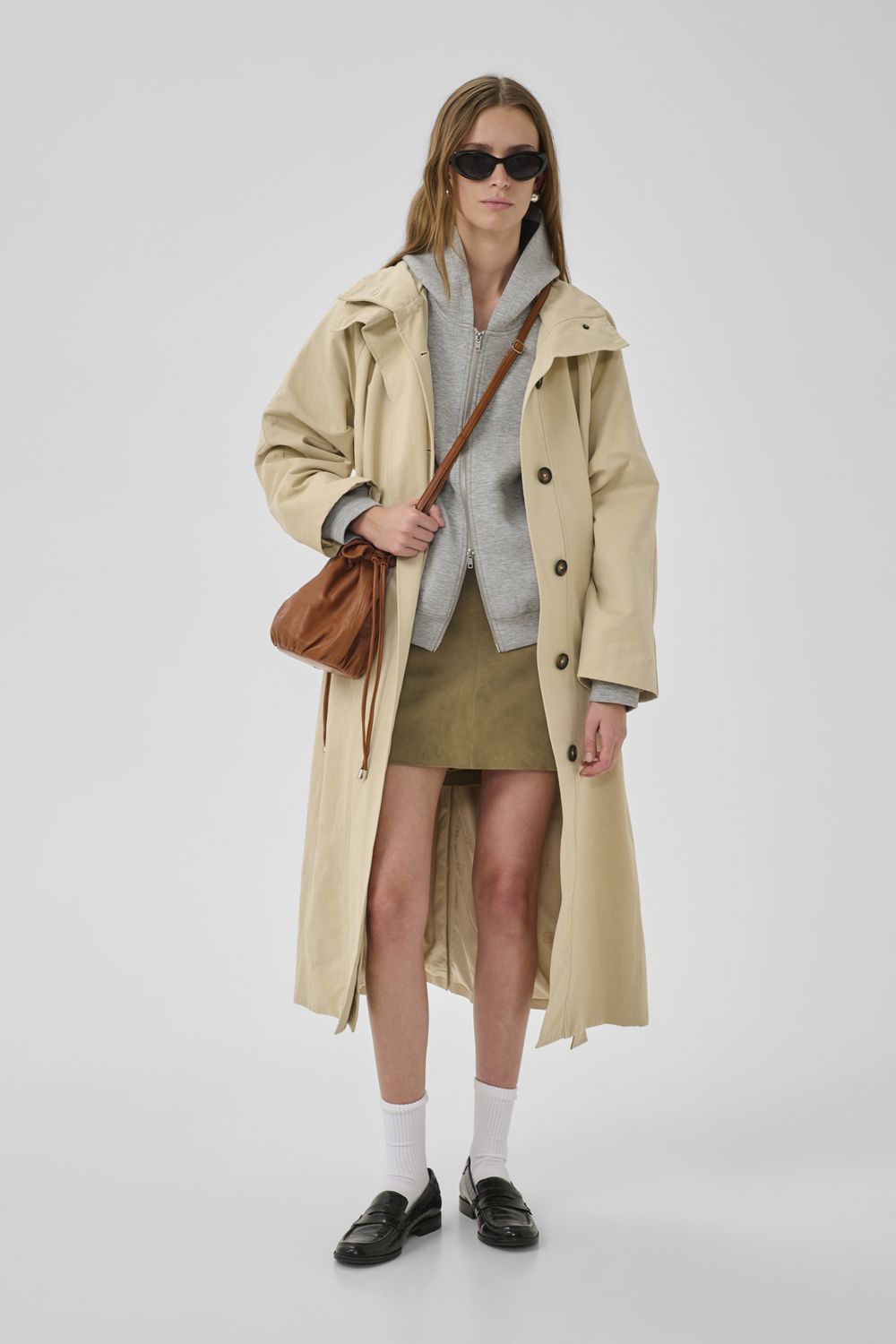 Olly suède skirt - Capers
