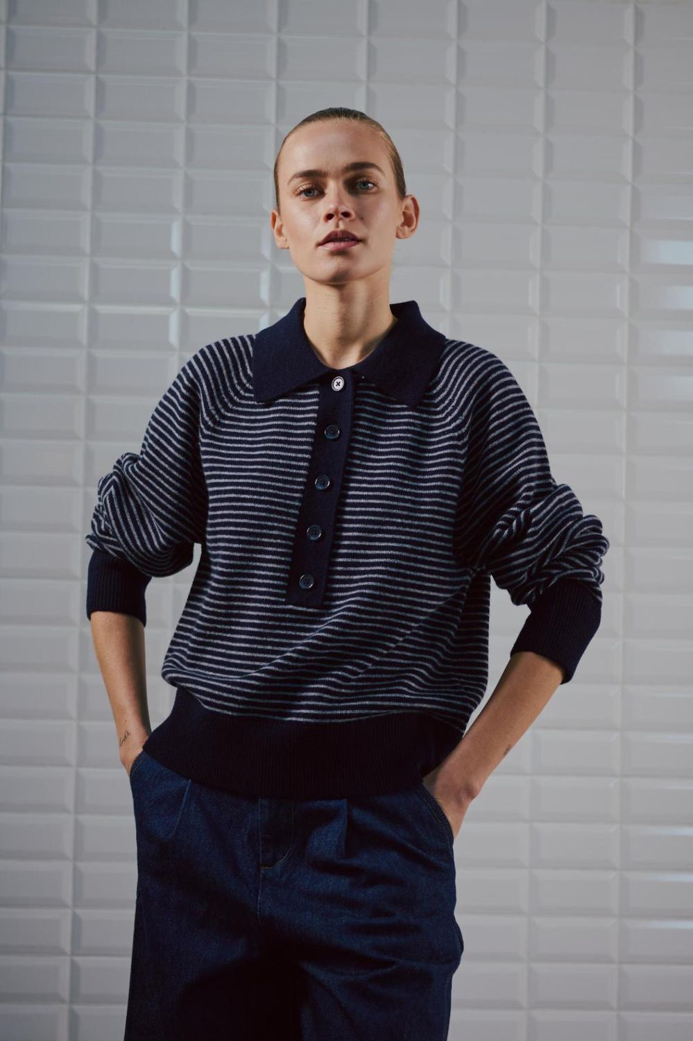 Monroe polo pullover
