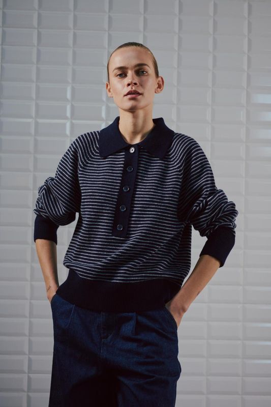 Monroe polo pullover