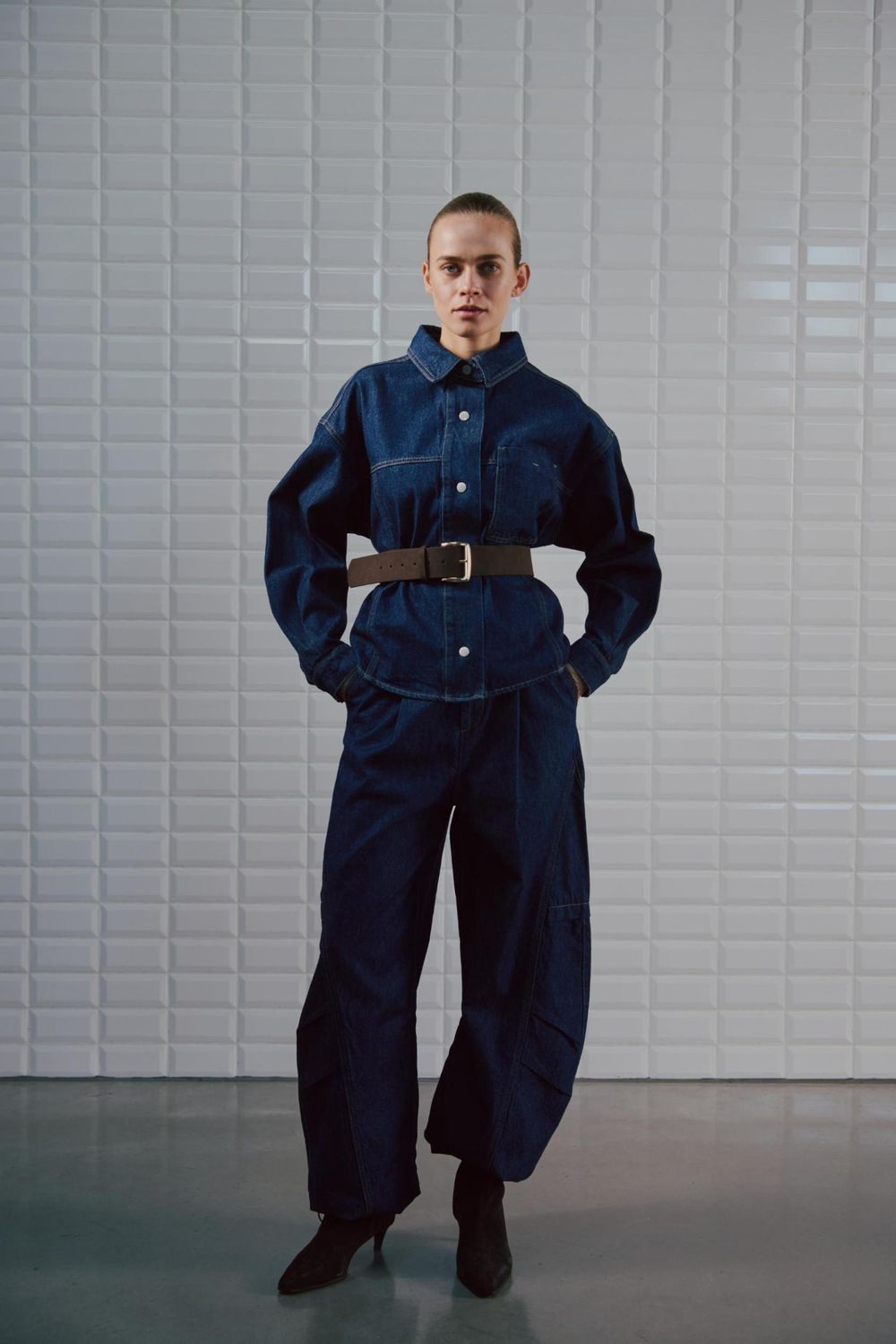 Olive track pants