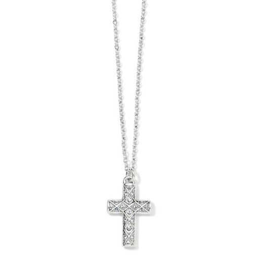 Diamond cross necklace