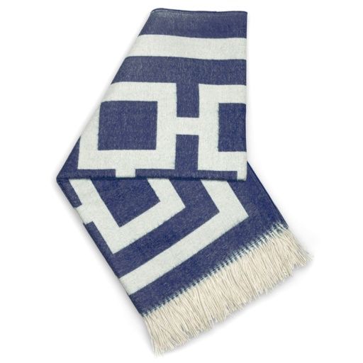 Alpaca Blanket, Colour: Navy