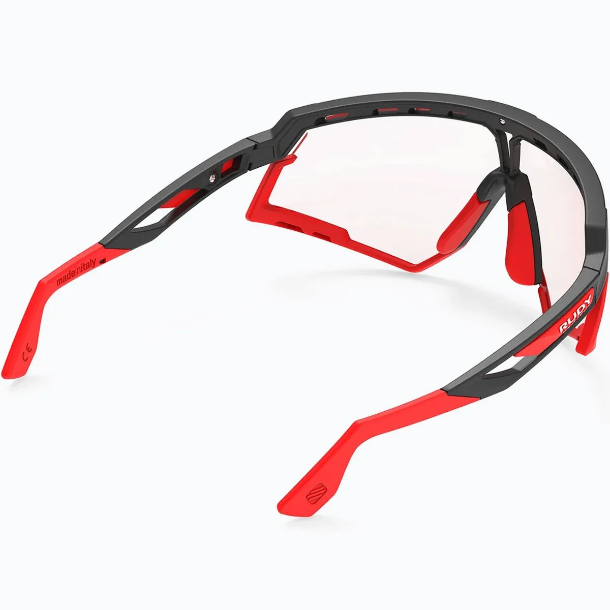 RUDY DEFENDER - IMPX - BLK MATTE/RED FLUO