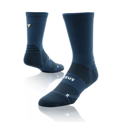 Versus Classic Navy Active Crew Tab Socks