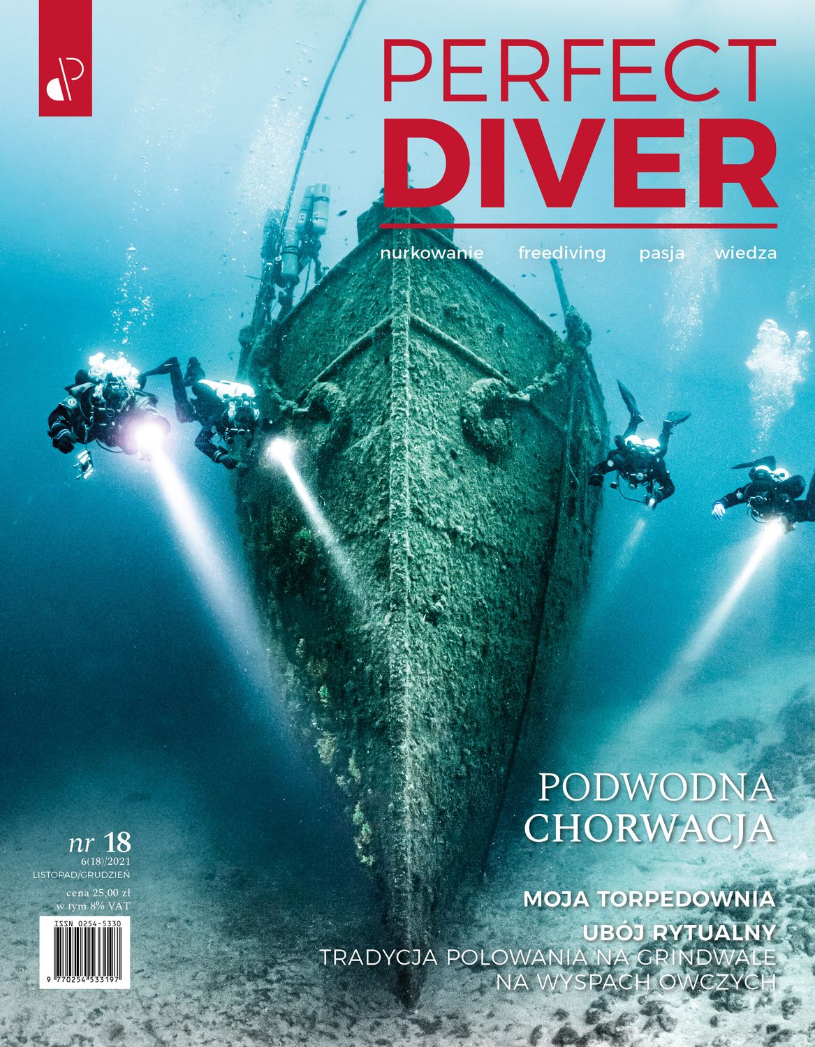 Cyfrowe wydanie Magazyn nurkowy Perfect Diver wydanie nr 18