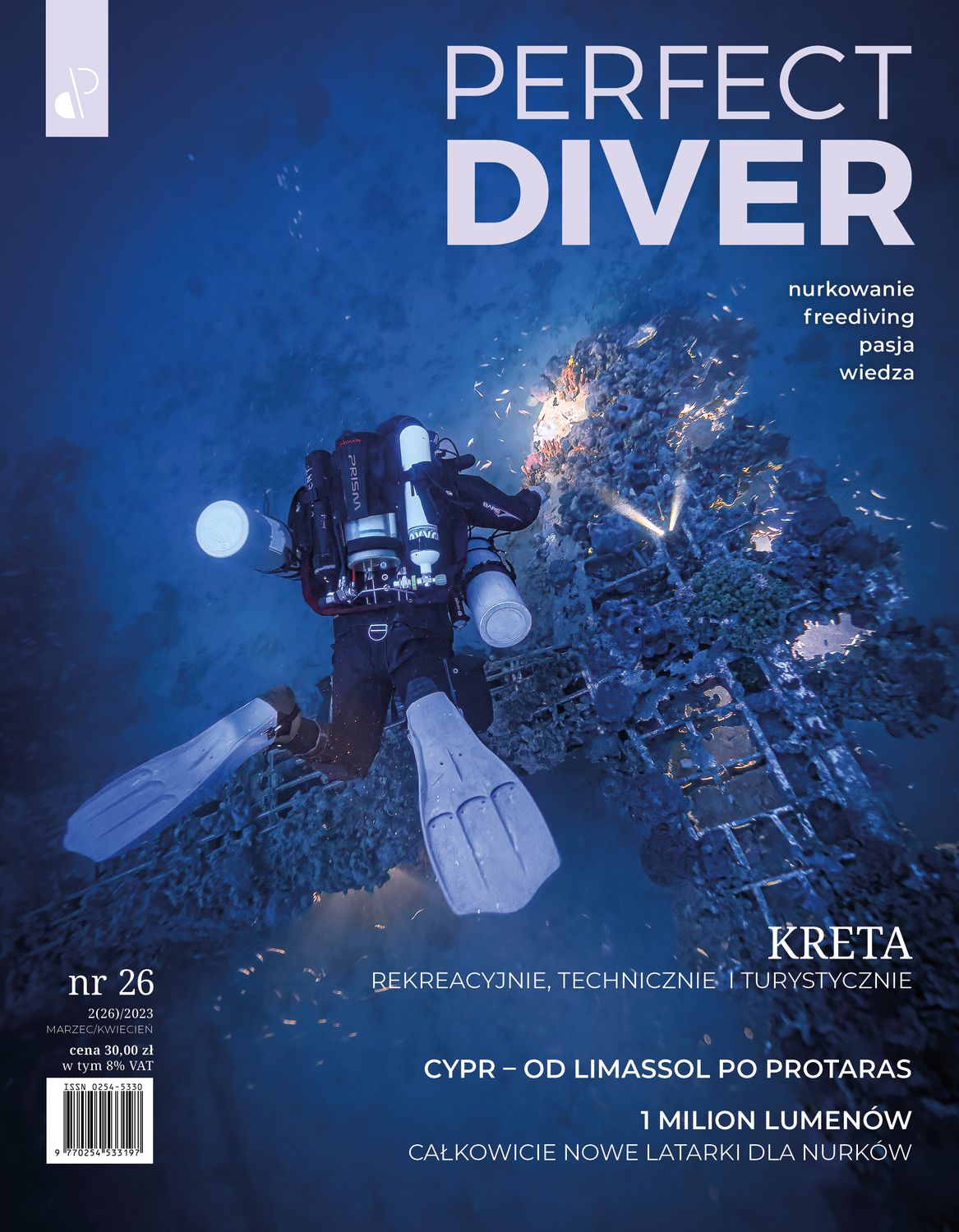 Cyfrowe wydanie Magazyn nurkowy Perfect Diver wydanie nr 26