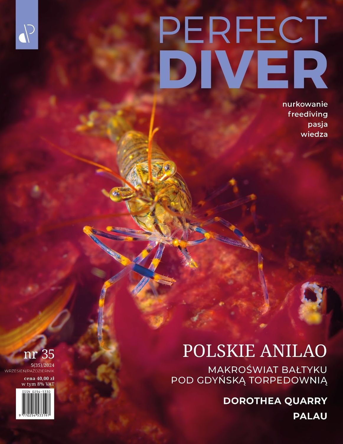 Cyfrowe wydanie Magazyn nurkowy Perfect Diver wydanie nr 35