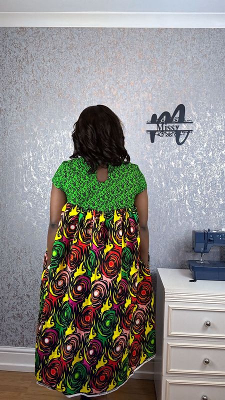 Ankara Loose Dress