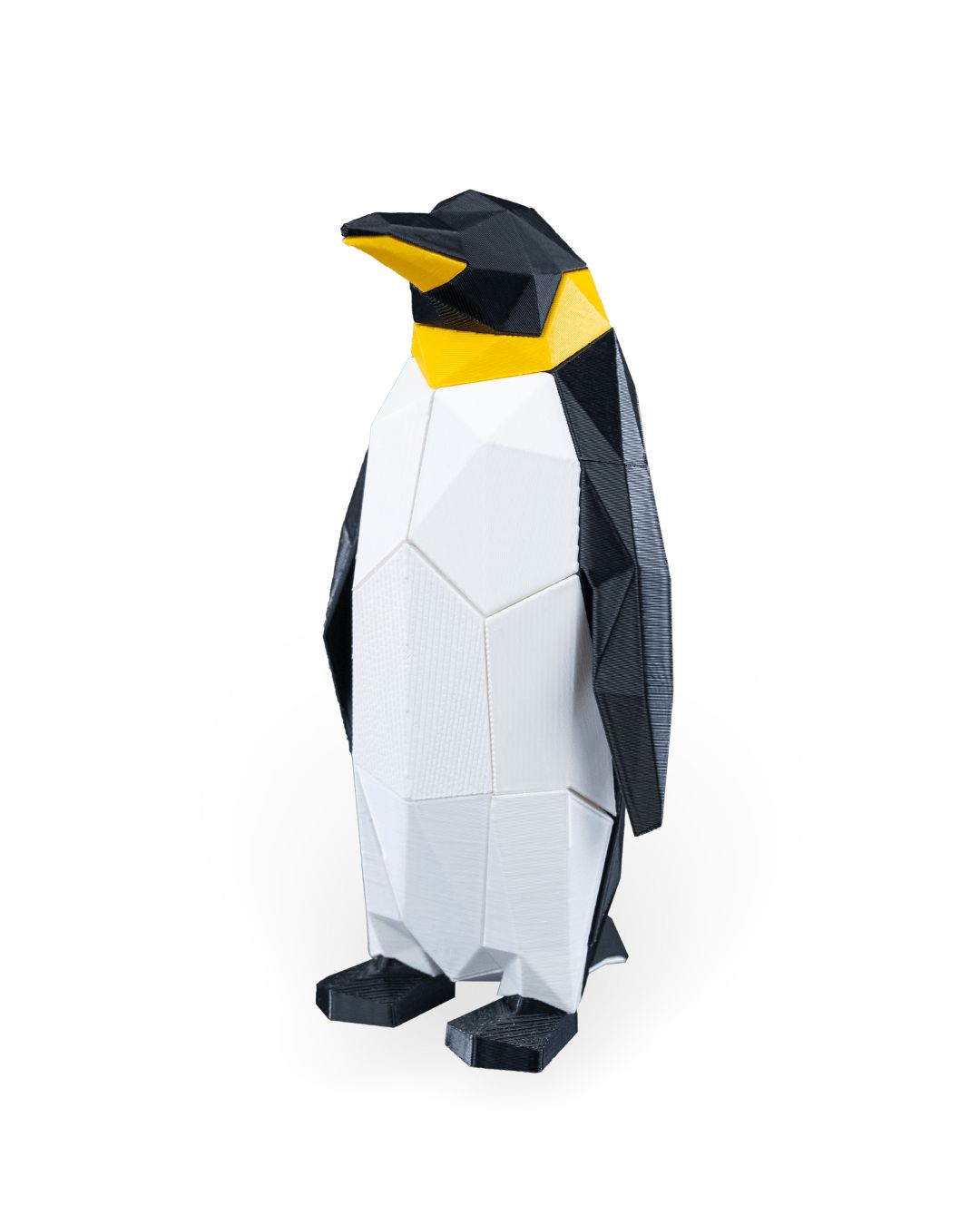 Pingwin Low Poly - Magnetyczne Puzzle 3D DIY