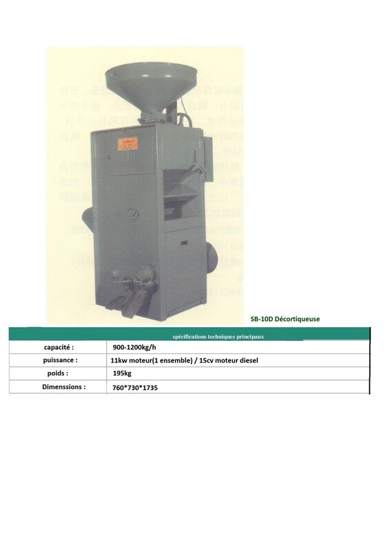 SB-10HDécortiqueuse