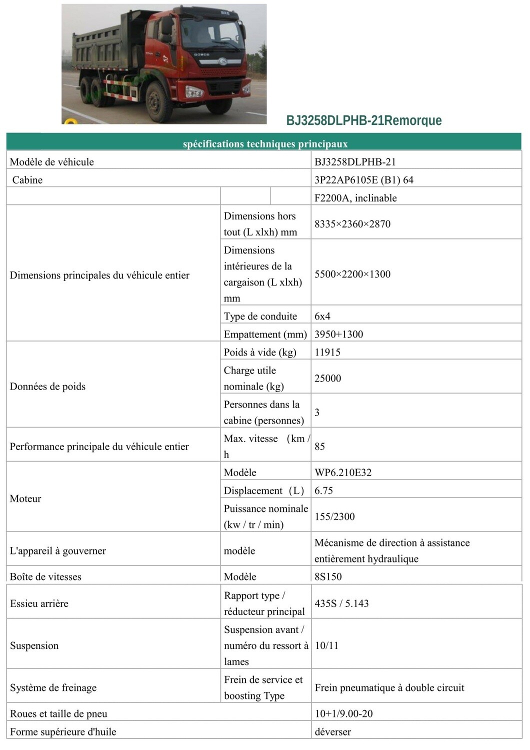 BJ3258DLPHB-21Remorque