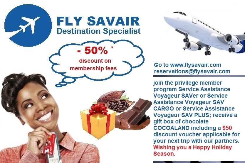 PROMO FLY SAVAIR 2020-2021 Service Assistance Voyageur ( SAV CARGO )