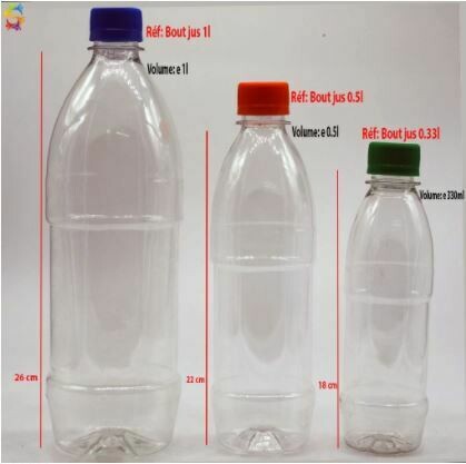BOUTEILLES DE PRODUCTION 500 ML