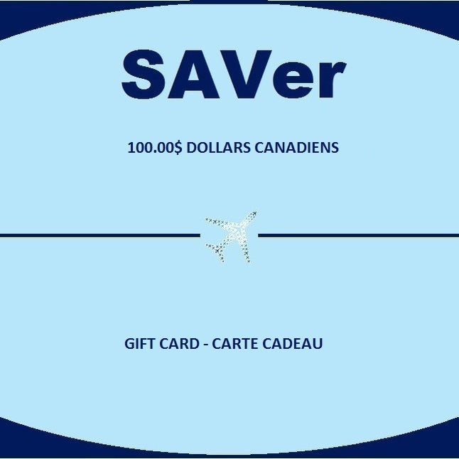 SAVer GIFT CARD 100.00$ CAD