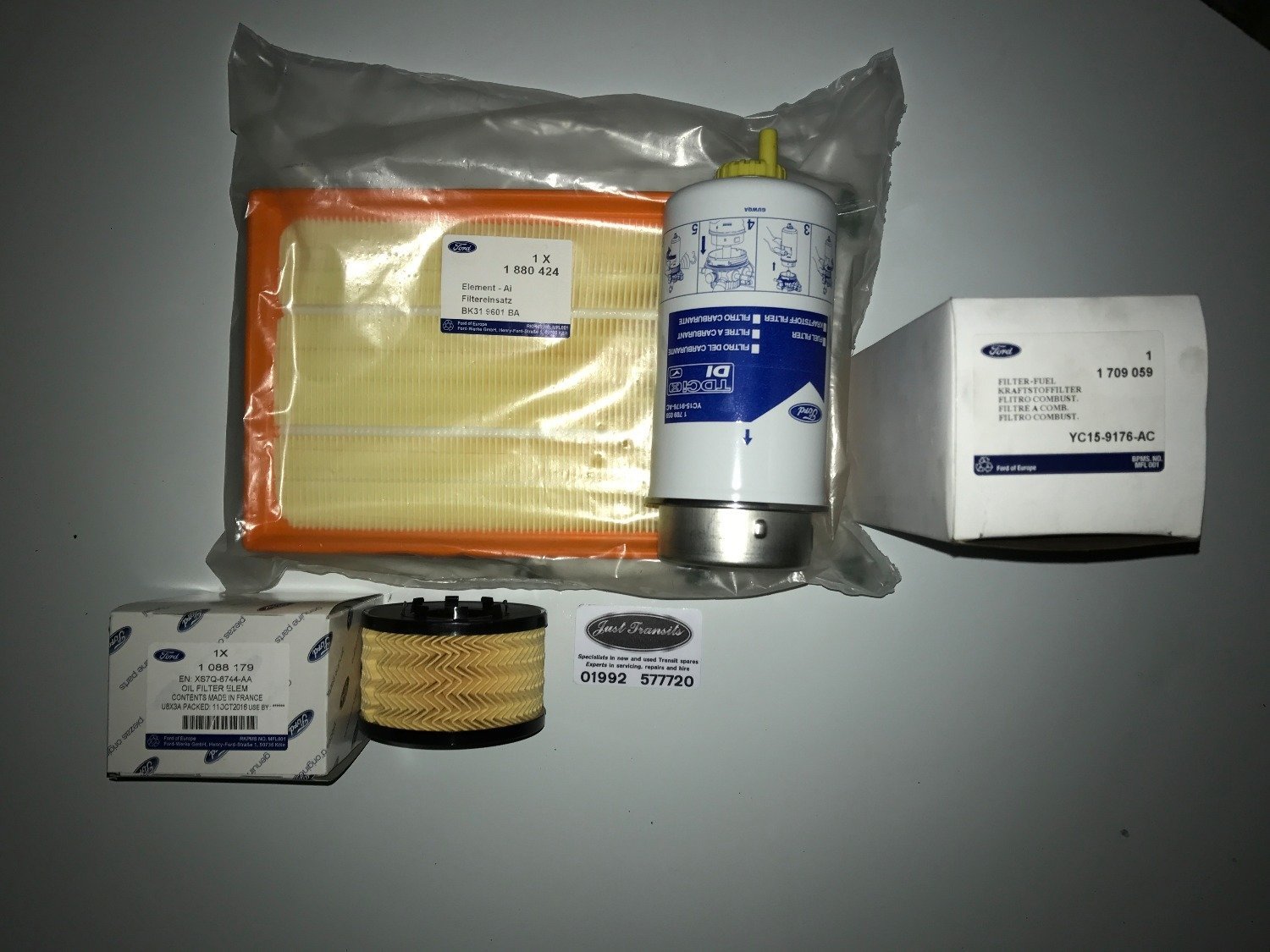 Genuine Ford Transit mk6 2000 to 2006 RWD and FWD service kit