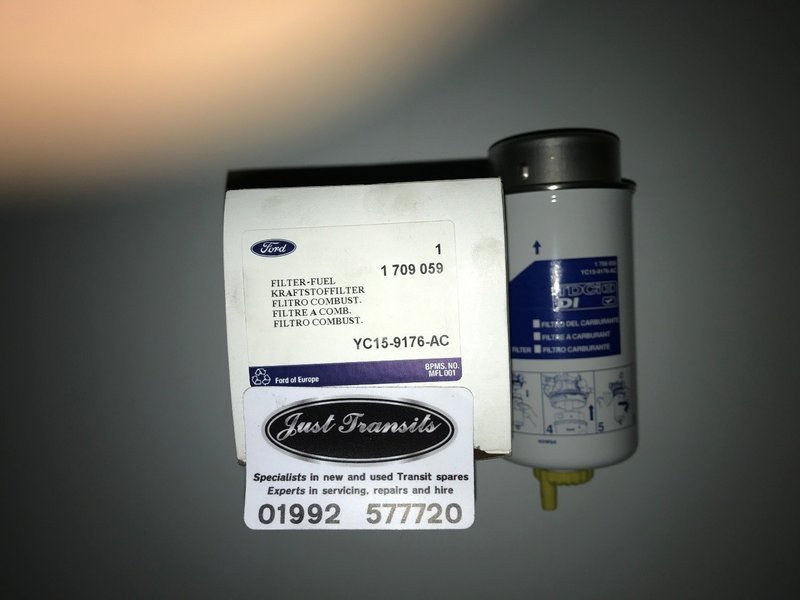 Genuine Ford Transit MK6 2000 to 2006 fuel filter