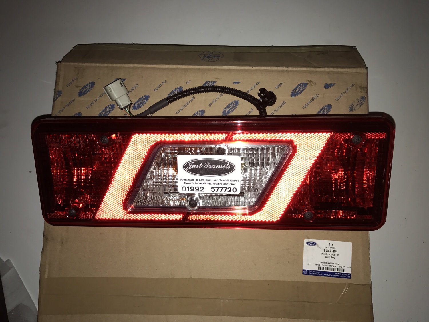 Genuine Ford Transit MK8 2014 onwards new truck rear light