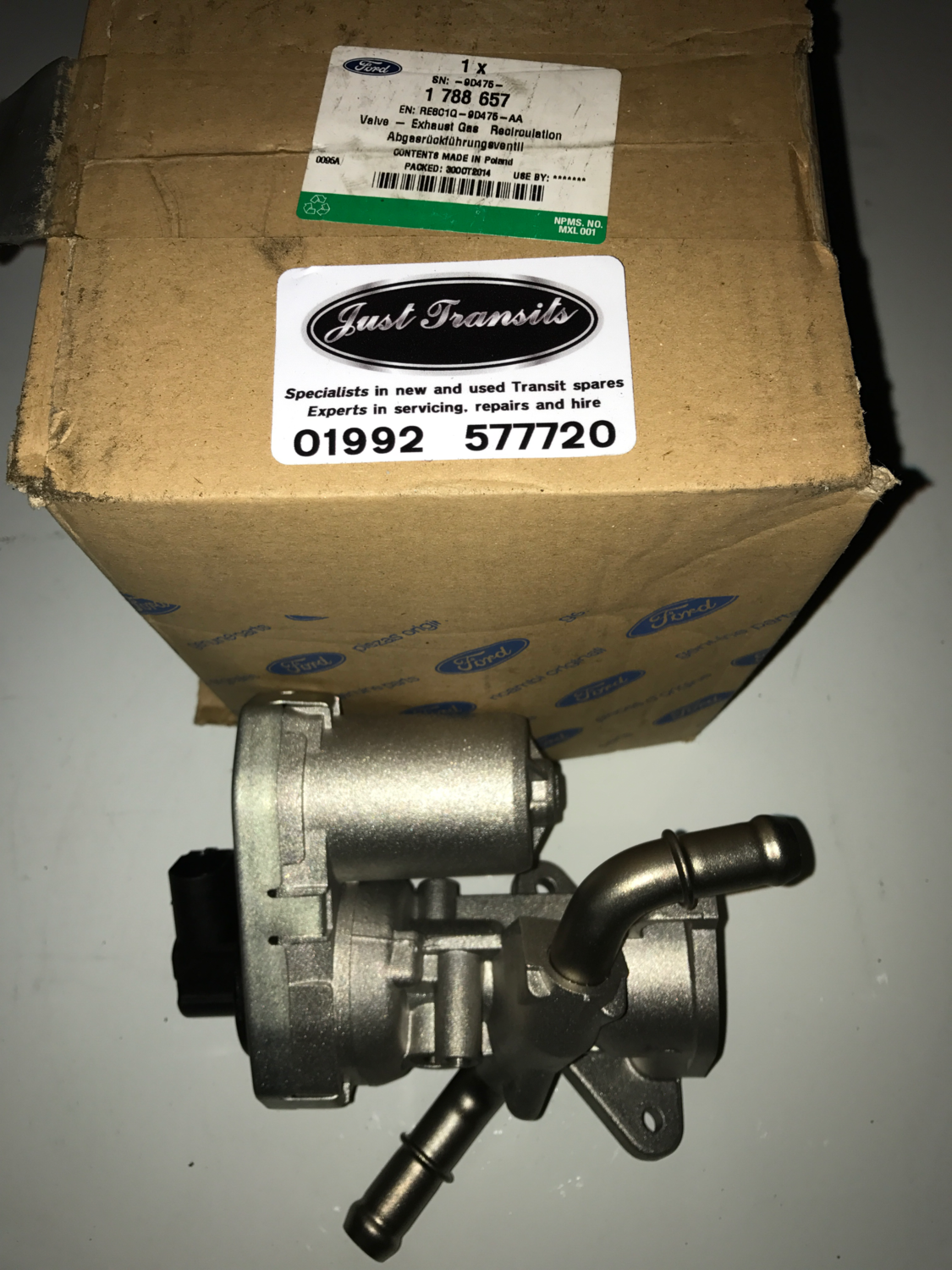 Genuine Ford Transit MK7 2006 to 2014 new water cooled EGR valve Genuine Ford Transit MK7 2006 to 2014 new water cooled EGR valve