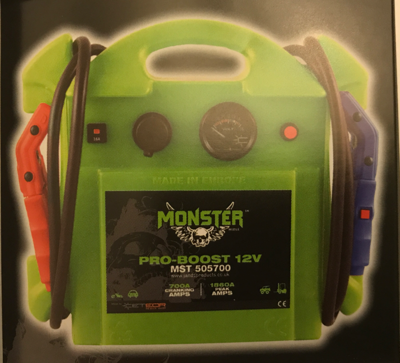 Monster pro-boost 12v  booster pack 700 amps BEST SELLER + free LED tourch