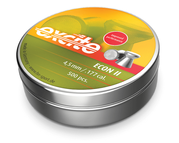 H&N Excite Econ II .177 Airgun Pellets Tin x 500