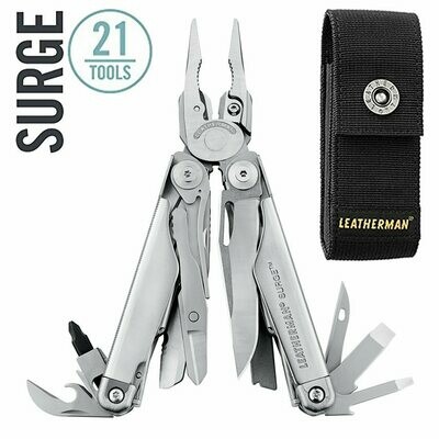 Leatherman Surge® Multi-Tool w/ Nylon Sheath - Stainless Steel