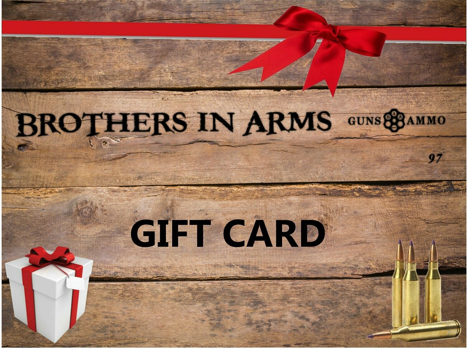 Brothers In Arms Gift card