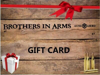 Brothers In Arms Gift card