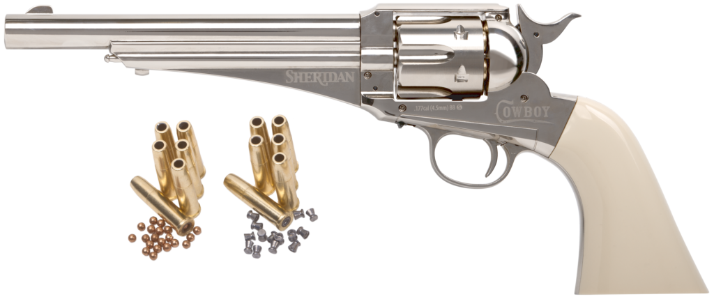 Crosman Sheridan Cowboy - 4.5mm BB & .177 Pellet Pistol