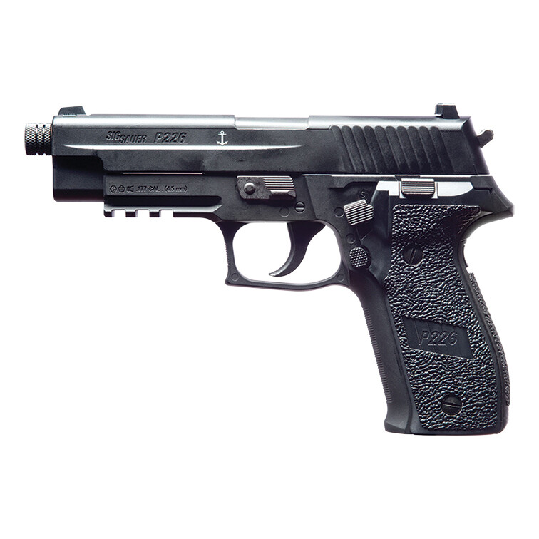 Sig Sauer P226 CO2 Air Pistol Black Finish .177 Pellet (4.5mm) Rifled Barrel