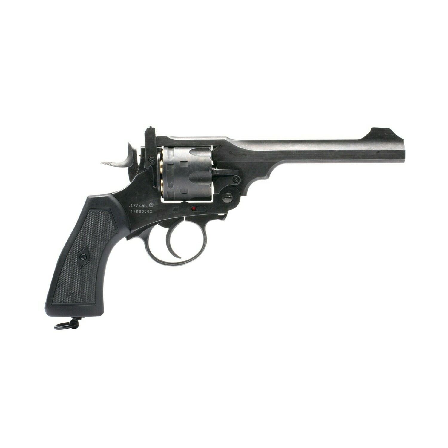 Webley MKVI Service Revolver 6" Pellet Battlefield Finish