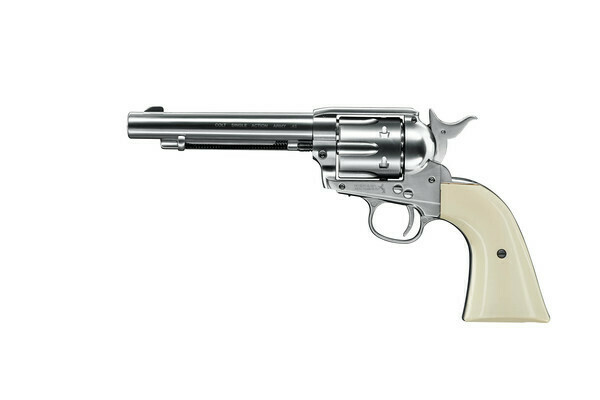 Colt Single Action Army 45 Nickel Pellet 5.5inch Peacemaker