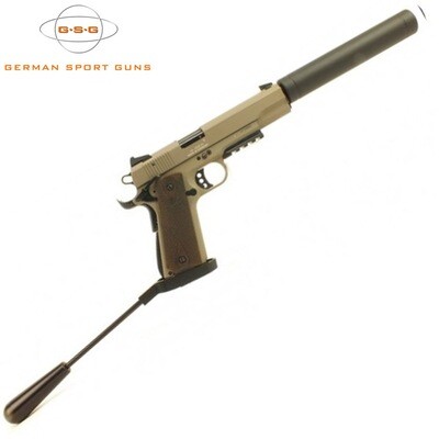 GSG 1911 .22LR Long Barrel Pistol UK TAN
