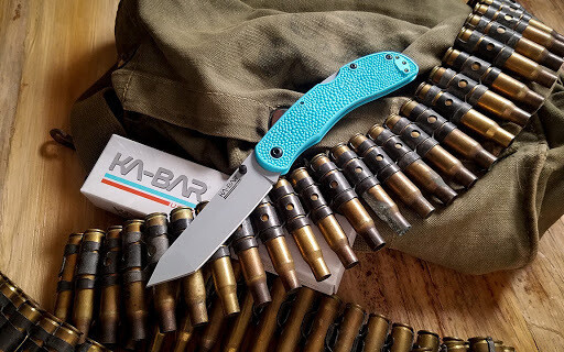 KA-BAR USSF Space Force Corser Folding Knife 3.5" Tanto