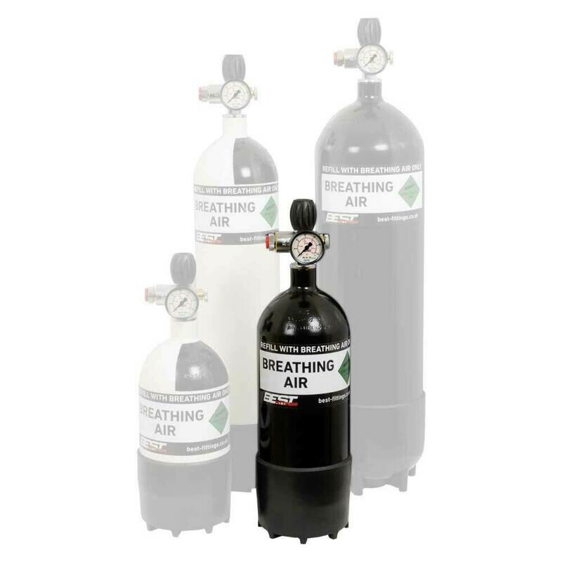 Hydrotech 5 Litre Steel 300BAR Airgun Bottle Charging Cylinder