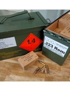 GGG - 223 Rem 55gr FMJ NATO Ammuntion Box of 50 Rounds