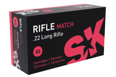 SK Rifle Match .22LR Per 50