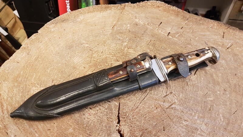 Puma 3588 Waidbesteck Twin Knife Set Rare Pre 1965