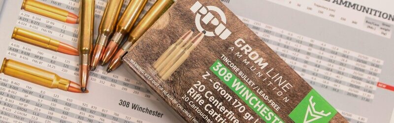 ぽむページ PPU Z Grom .308 Winchester 170gr Lead Free x 20