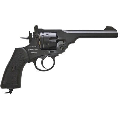 Webley MKVI Service Revolver 6" Pellet Black New Finish