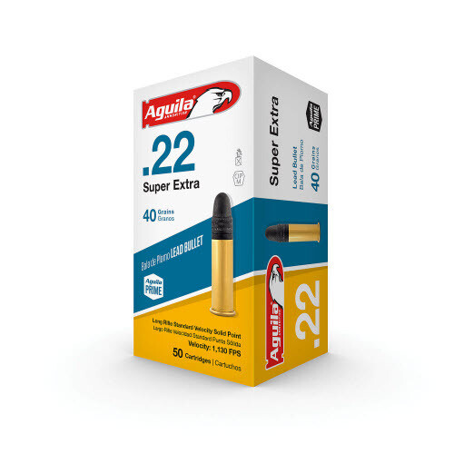 Aguila .22LR Standard Velocity 40gr Solid Per 50
