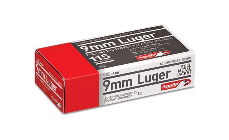 Aguila 9mm Luger 115gr FMJ  Per 50