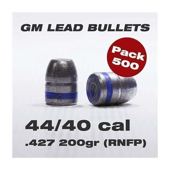 GM Cast 44/40 200gr RNFP Lead Bullets x 500